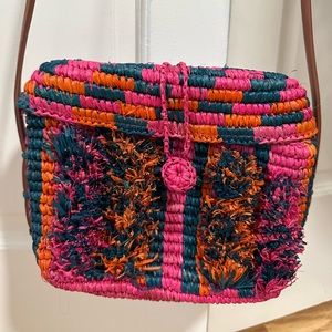 Zara rafia handbag 💖